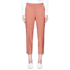 theory stretch Wool Cropped Cuffed Pants size 4